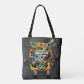 Monster Jam-groep Tote Bag (Achterkant)