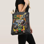 Monster Jam-groep Tote Bag (Dichtbij)