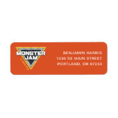 Monster Jam-logo Etiket (Voorkant)