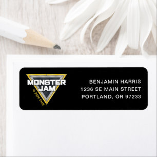 Monster Jam-logo Etiket