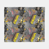 Monster Jam Max-D Fleece Deken (Voorkant (Horizontaal))