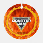 Monster Jam Max-D Metalen Ornament (Achterkant)