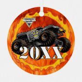 Monster Jam Max-D Metalen Ornament (Voorkant)
