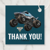 Monster Jam Megalodon Bedankt Bedankjes Labels (Achterkant)
