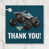 Monster Jam Megalodon Bedankt Bedankjes Labels (Voorkant)