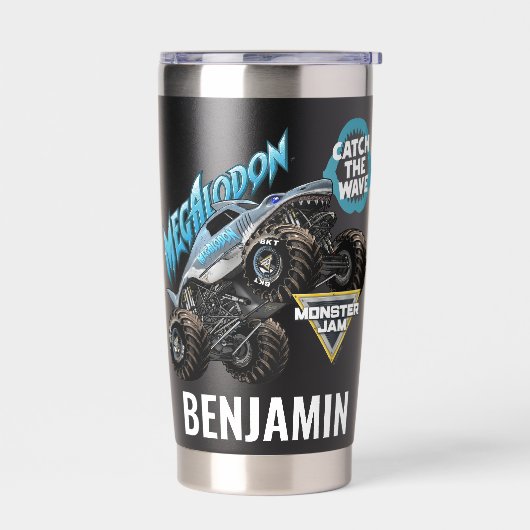 Monster Jam Megalodon Geïsoleerde Drinkbeker (Links)