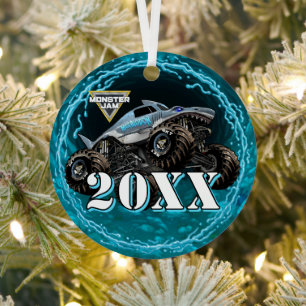 Monster Jam Megalodon Metalen Ornament