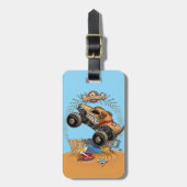 Monster Jam Monster Mutt Bagagelabel (Voorkant verticaal)