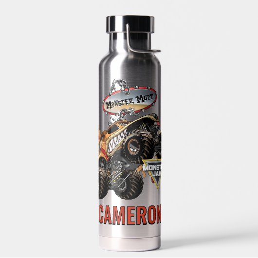 Monster Jam Monster Mutt Logo Waterfles (Links)