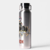 Monster Jam Monster Mutt Logo Waterfles (Achterkant)