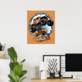 Monster Jam Monster Mutt Poster (Thuiskantoor)