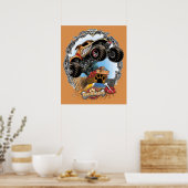 Monster Jam Monster Mutt Poster (Keuken)
