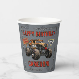 Monster Jam - Monster Mutt Verjaardag Papieren Bekers
