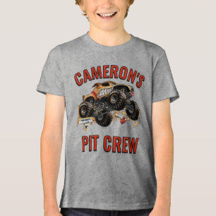 Monster Jam - Monster Mutt Verjaardag Pit Crew Tri-Blend Shirt