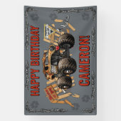 Monster Jam - Monster Mutt Verjaardag Spandoek (Verticaal)