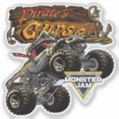 Monster Jam Pirate's Curse & Logo Sticker (Voorkant)