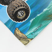 Monster Jam Pirate's Curse Patroon Fleece Deken (Hoek)
