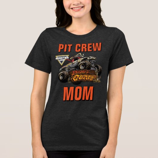 Monster Jam - Pirate's Curse Pit Crew Tri-Blend Shirt (Voorkant)