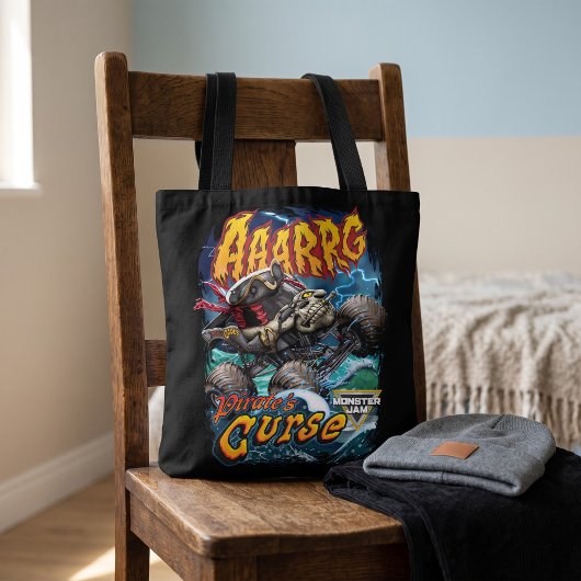 Monster Jam Pirate's Curse Tote Bag