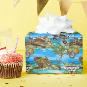 Monster Jam - Pirate's Curse Verjaardag Cadeaupapier