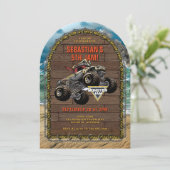 Monster Jam - Pirate's Curse Verjaardag Kaart (Staand voorkant)