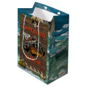Monster Jam - Pirate's Curse Verjaardag Medium Cadeauzakje (Voorkant Gekanteld)