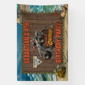 Monster Jam - Pirate's Curse Verjaardag Spandoek (Verticaal)