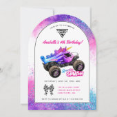 Monster Jam - Sparkel Smash Verjaardag Kaart (Voorkant)