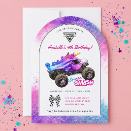 Monster Jam - Sparkel Smash Verjaardag Kaart