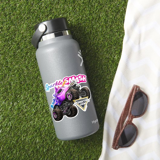 Monster Jam Sparkle Smash Big Air Sticker (HydroFlask Insitu)