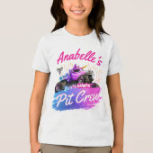 Monster Jam - Sparkle Smash Pit Crew Tri-Blend Shirt (Voorkant)