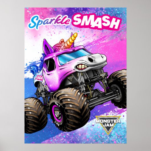 Monster Jam Sparkle Smash Poster (Voorkant)