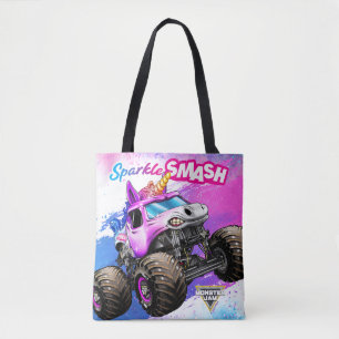 Monster Jam Sparkle Smash Tote Bag