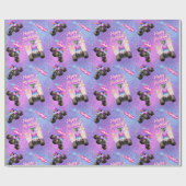 Monster Jam - Sparkle Smash Verjaardag Cadeaupapier (Vlak)