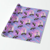 Monster Jam - Sparkle Smash Verjaardag Cadeaupapier (Uitgerold)