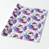 Monster Jam - Sparkle Smash Verjaardag Cadeaupapier (Uitgerold)
