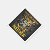 Monster Jam Trucks Verjaardag Servet (Hoek)