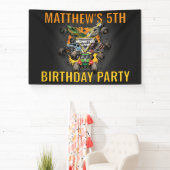 Monster Jam Trucks Verjaardag Spandoek (Insitu)