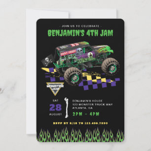 Monster Jam - Verjaardag van Grave Digger Kaart