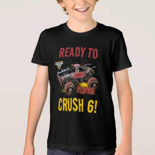 Monster Jam - Zombie Klaar om Verjaardag te Verbri Tri-Blend Shirt