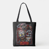 Monster Jam Zombie Tote Bag (Achterkant)