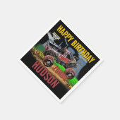 Monster Jam - Zombie Verjaardag Servet (Hoek)