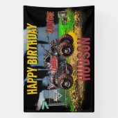 Monster Jam - Zombie Verjaardag Spandoek (Verticaal)