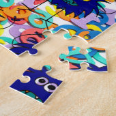 Monster Jigzaag Puzzle Legpuzzel (Zijkant)
