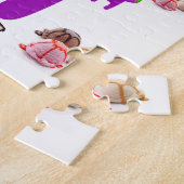 Monster Jigzaag Puzzle Legpuzzel (Zijkant)