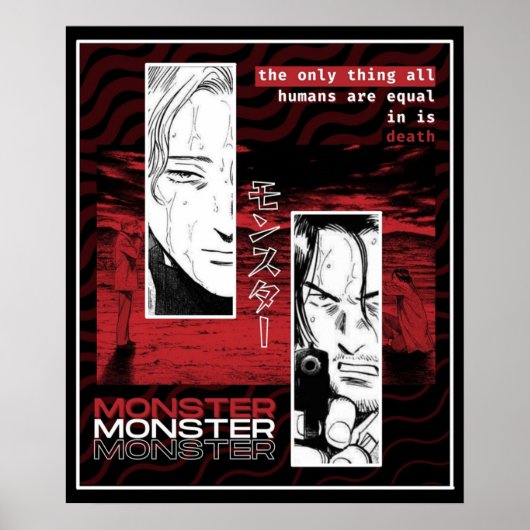 Monster Johan Tenma Poster (Voorkant)