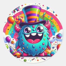 Monster Joker stickers en labels