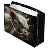 Monster kat groot cadeauzakje (Achterkant Gekanteld)