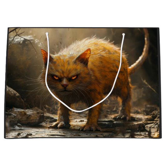 Monster kat groot cadeauzakje (Voorkant)
