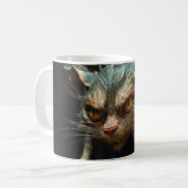 Monster kat koffiemok (Voorkant links)